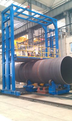 الدوار لحام ذاتي التواء مع 60 طن قدرة القيادة، 6-60m / h سرعة الدوار و 100-1000mm / min سرعة الدوار للحام الآلي