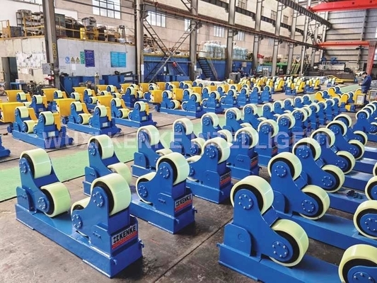 أنبوب دوار الأنبوب للحام الذاتي محاذاة اللحام الدوار دوران أسطوانة PU 1.5kw