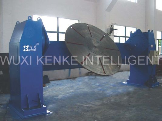 10000kg TWS Welding مناور Turning Table Double Base